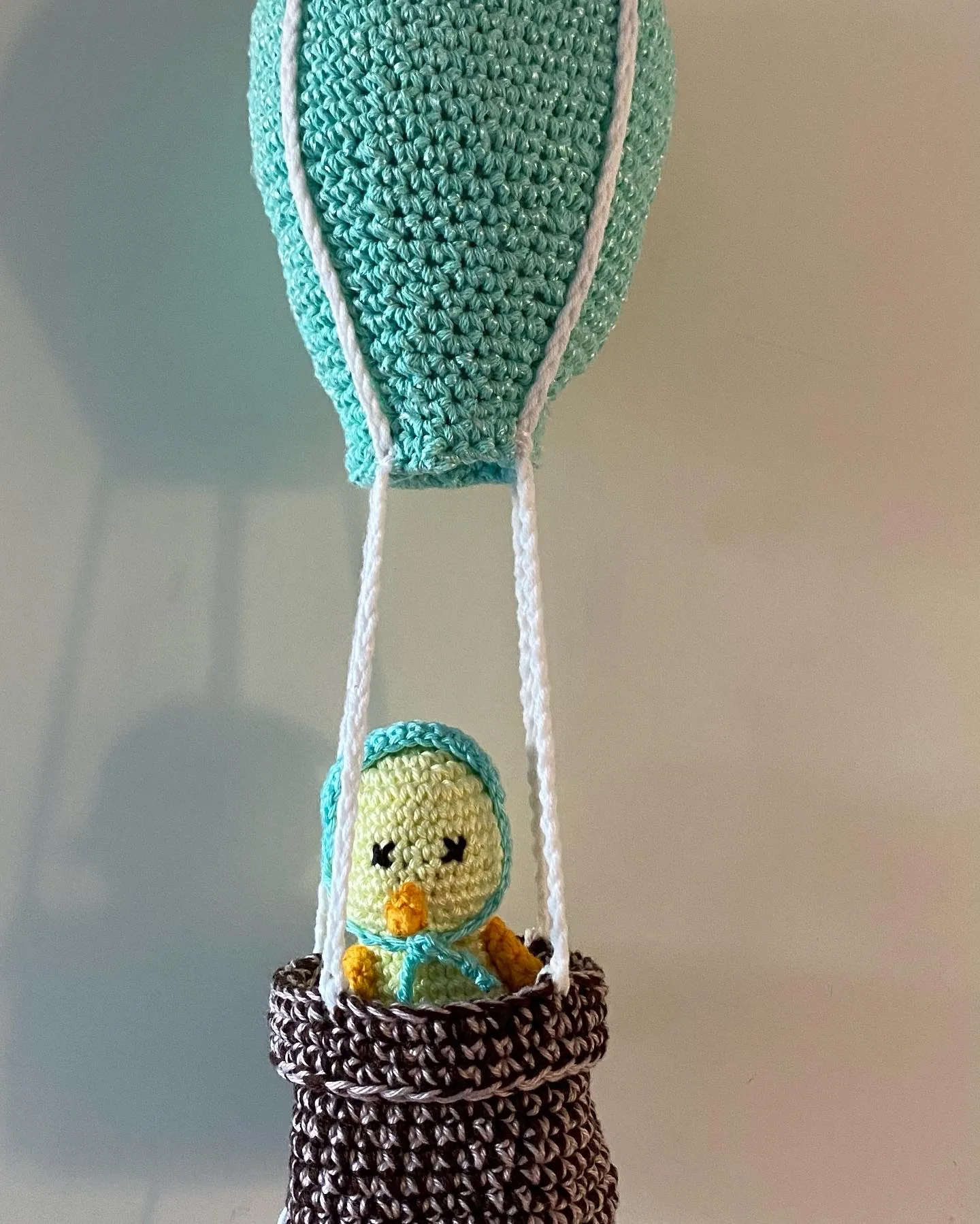 Luchtballon met muziekdoosje