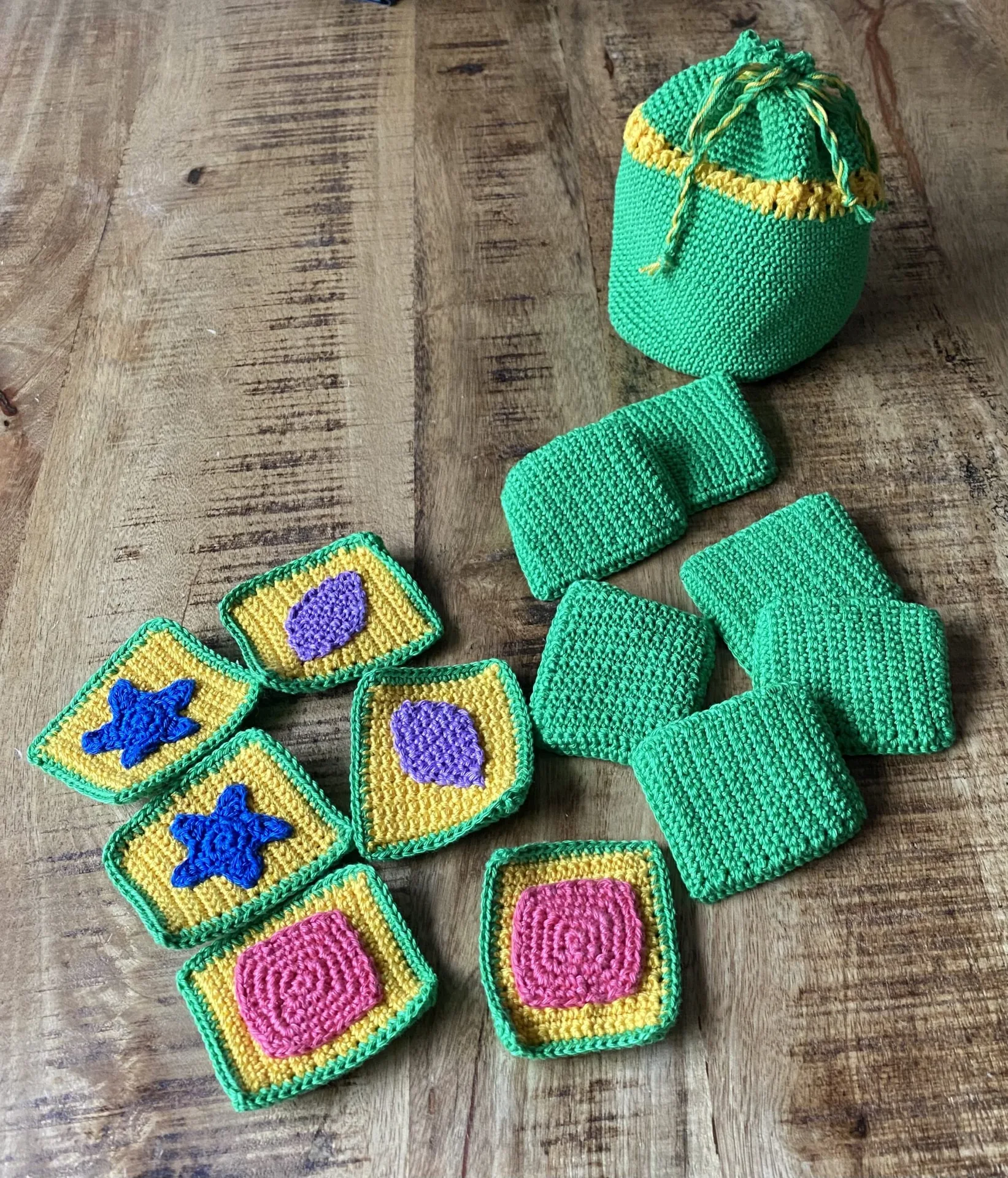 Figuren memory met tasje